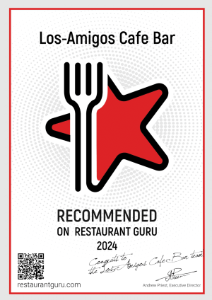 Restaurant Guru Cdrtificate 2020